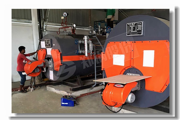 自然气燃烧5吨蒸汽锅炉供暖